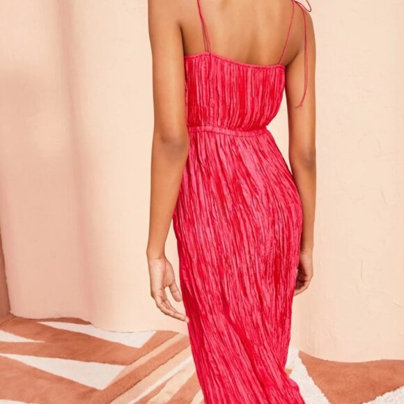 NWOT ULLA JOHNSON Orla Midi Dress in Orchid M $650 - Picture 5 of 9